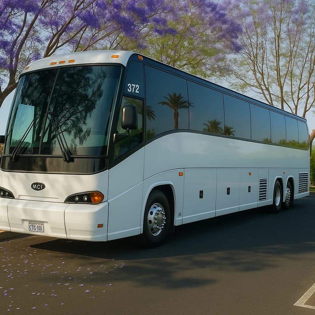 Shuttle & Coach Buses: exterior of a representative vehicle