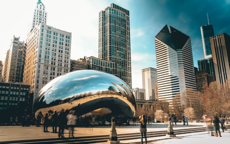 Sightseeing party bus experience in Chicago