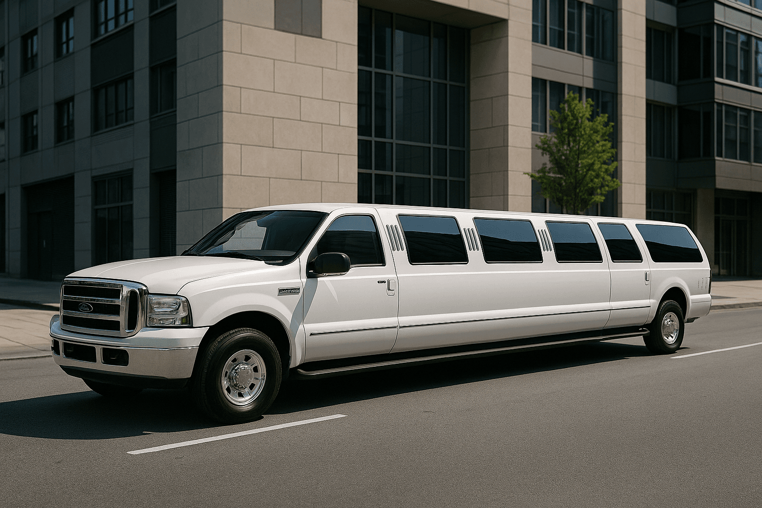 16 Passenger Limo - exterior view