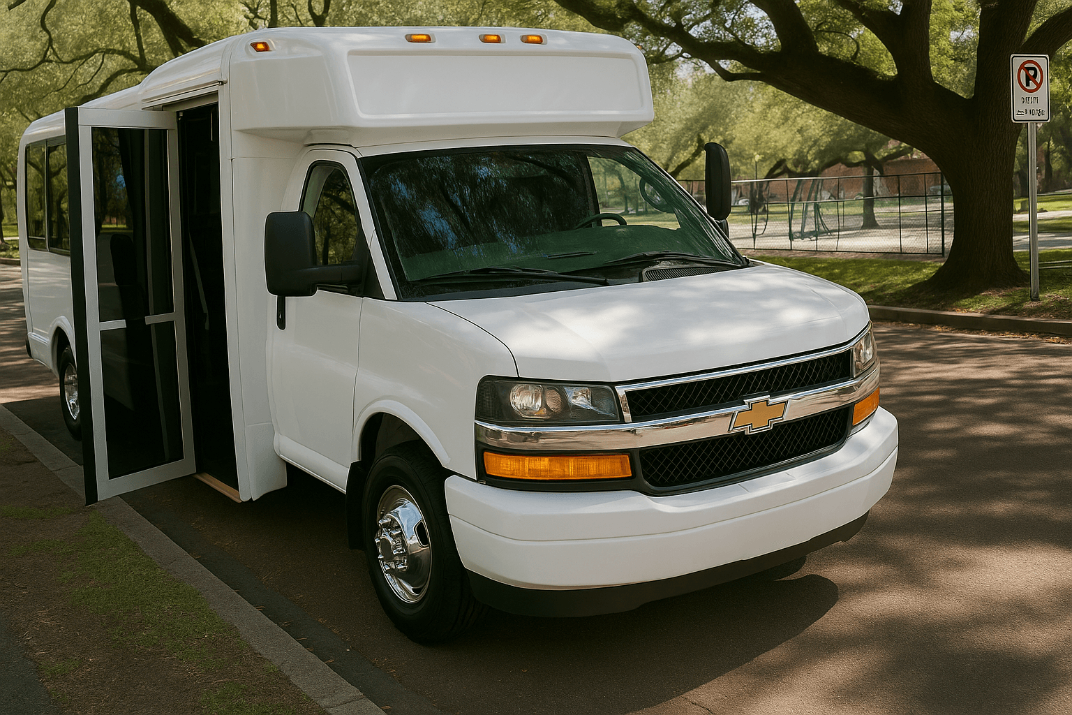 18 Passenger Party Bus - exterior view