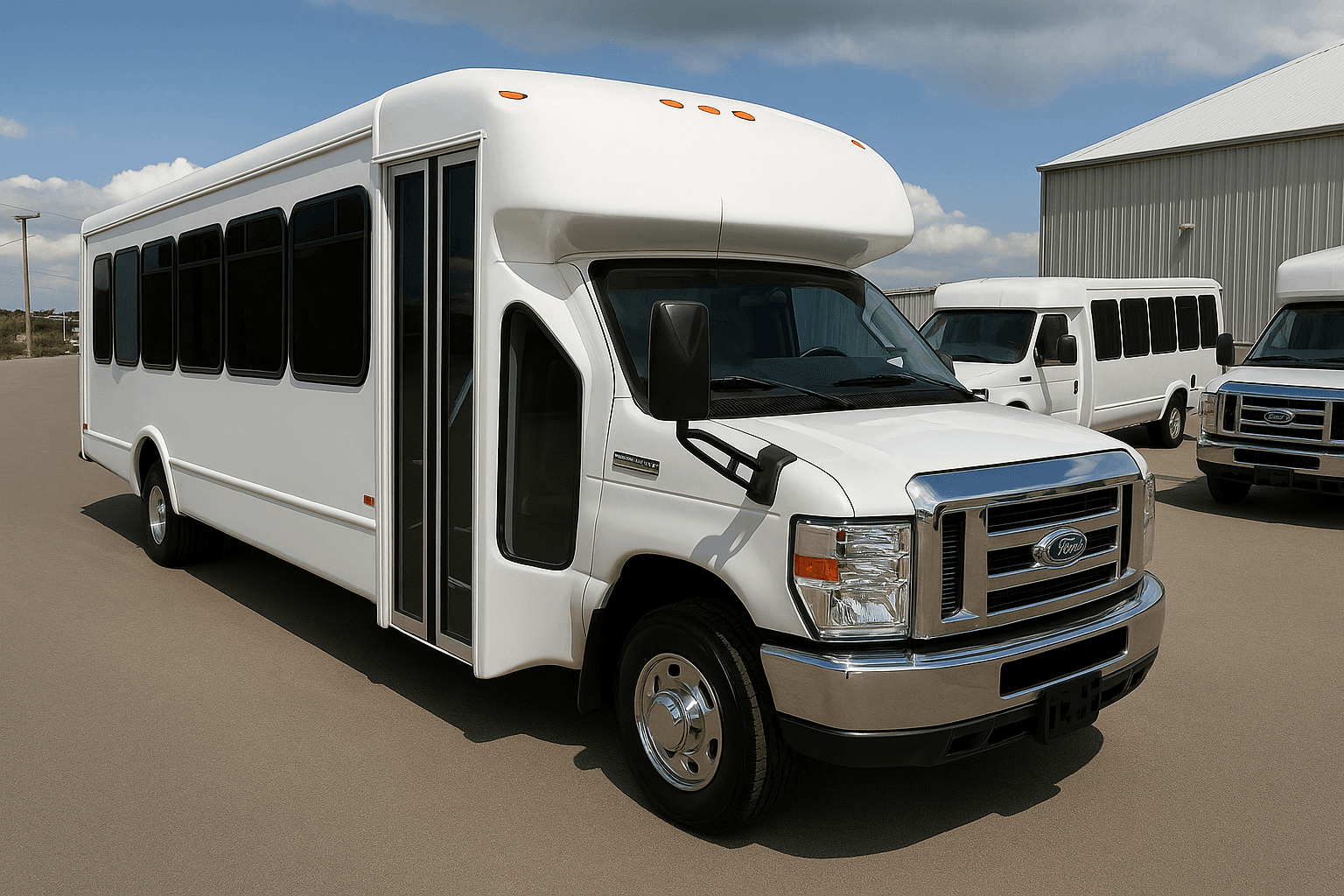 22 Passenger Coach Bus - exterior view