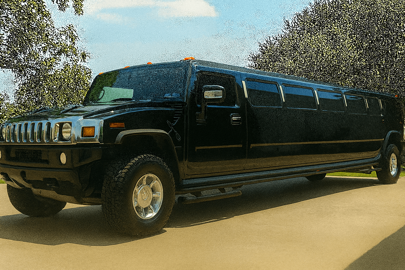 22 Passenger Limo - exterior view