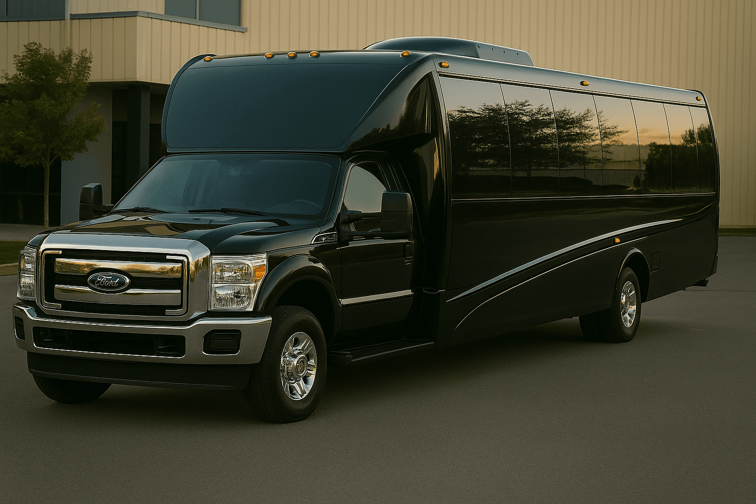 26 Passenger Coach Bus - exterior view