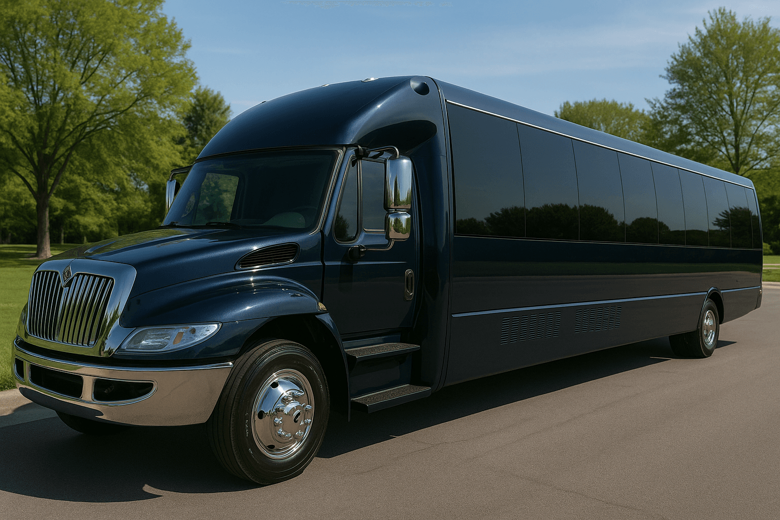 34 Passenger Party Bus - exterior view