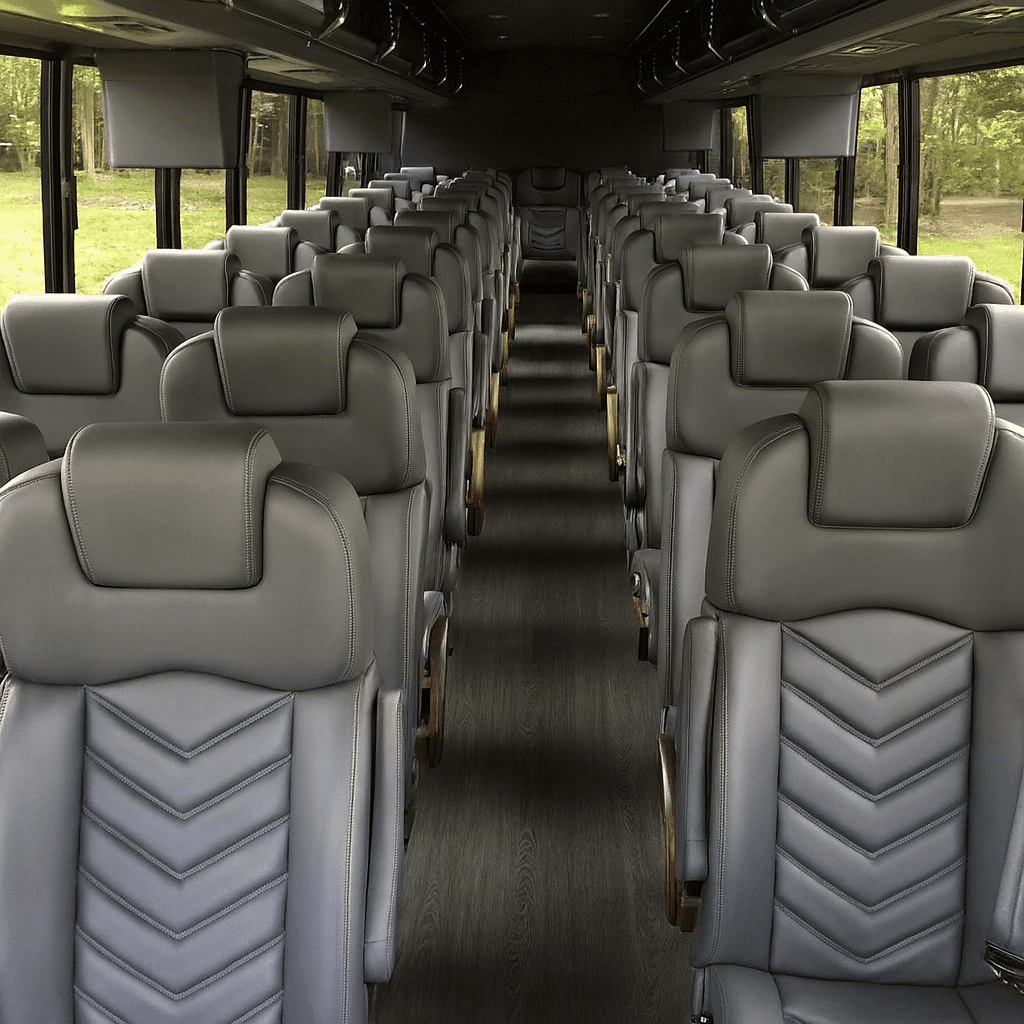 42 Passenger Coach Bus - interior view