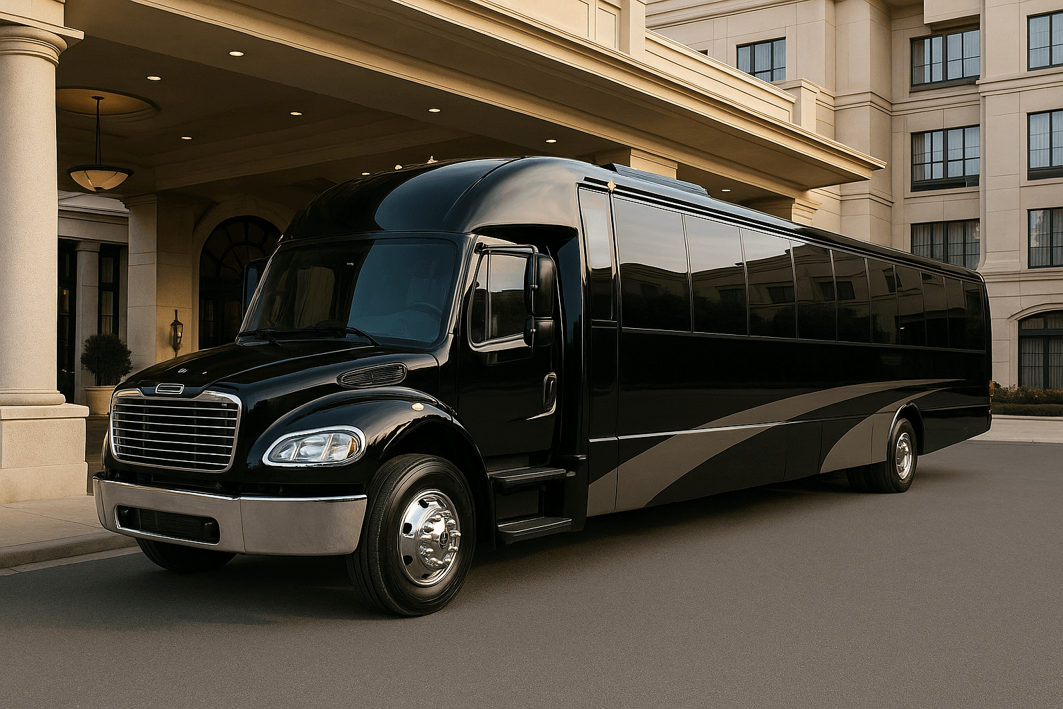 44 Passenger Coach Bus - exterior view