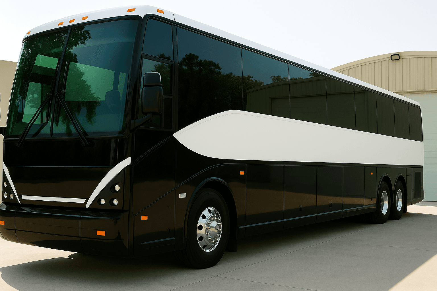 52 Passenger Coach Bus - exterior view