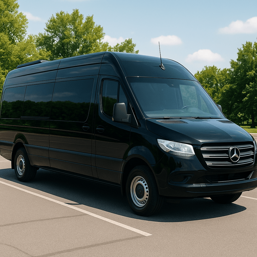8 Passenger Limo Sprinter - exterior view